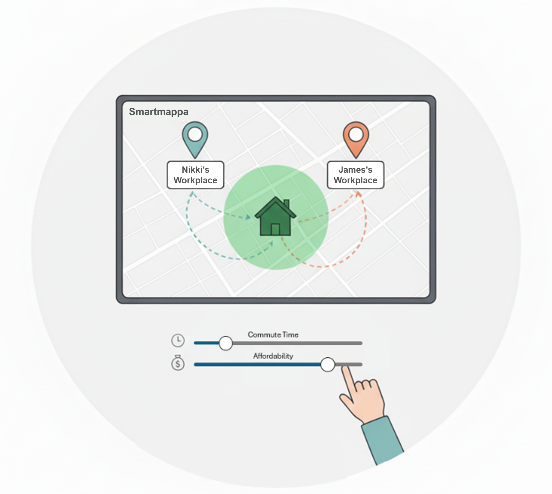 How Smartmappa helps couples find balanced locations