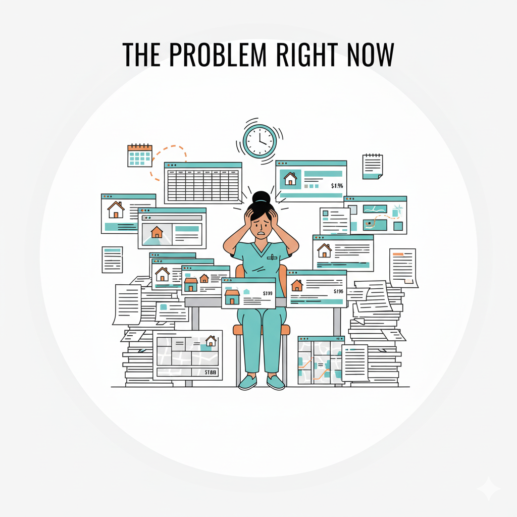 The problem right now - overwhelmed with housing options