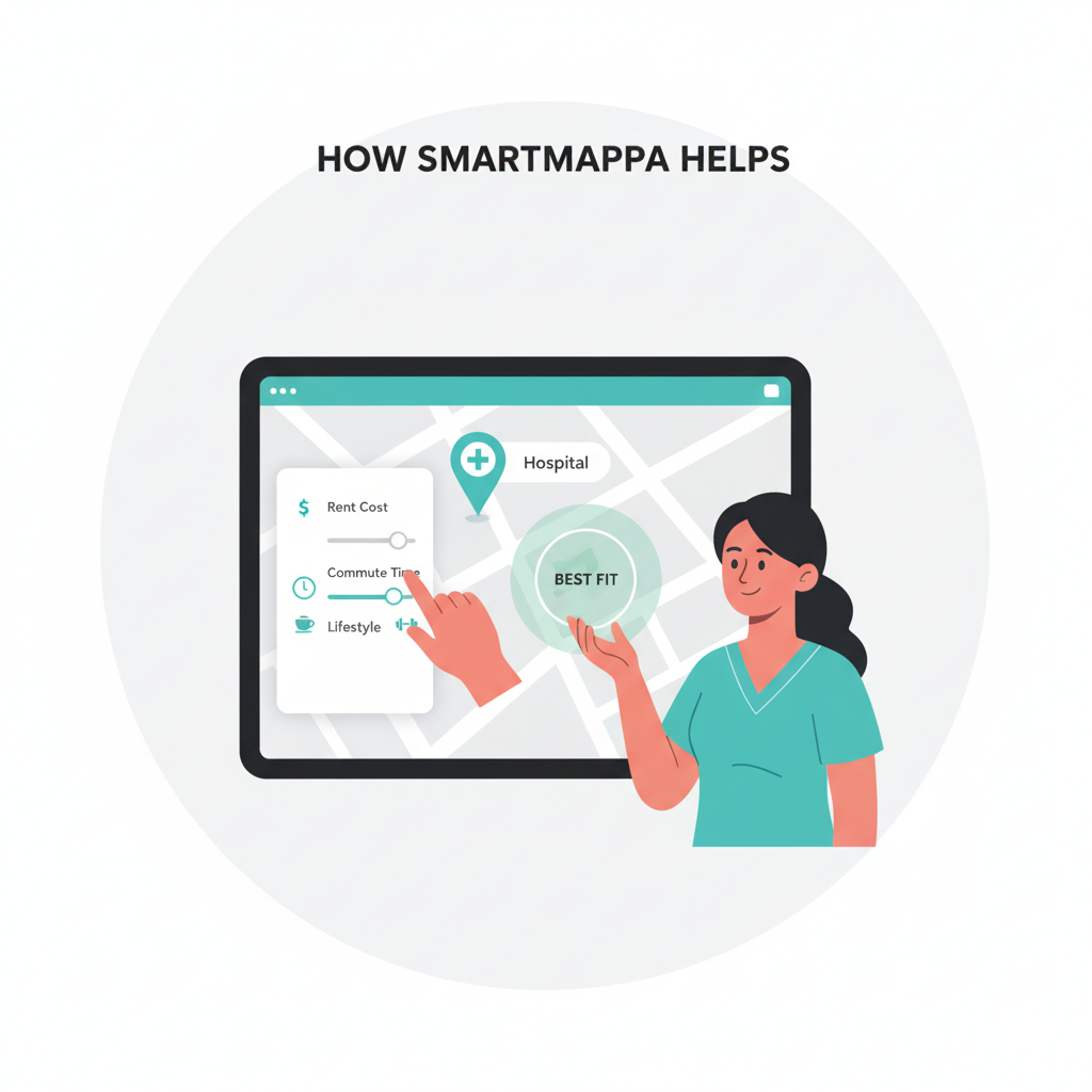How Smartmappa helps doctors find the best fit location